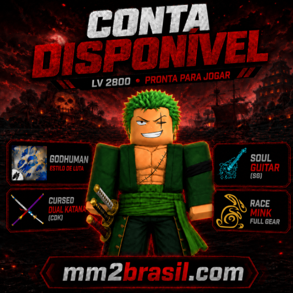 [🐇] – MINK V4 FULL GEAR + CDK + SG + GOD + LV. 2800