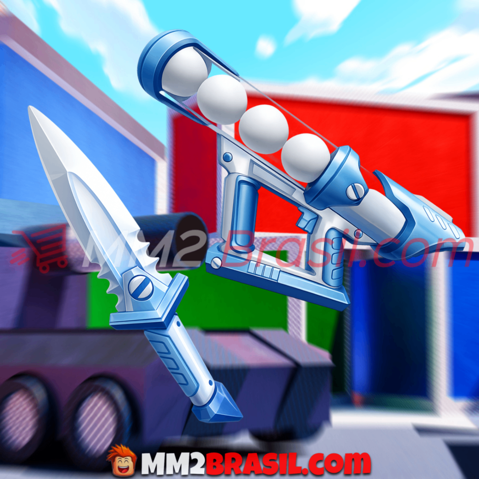 [☃️] - Set Snow (Snow Dagger + Snowcannon)