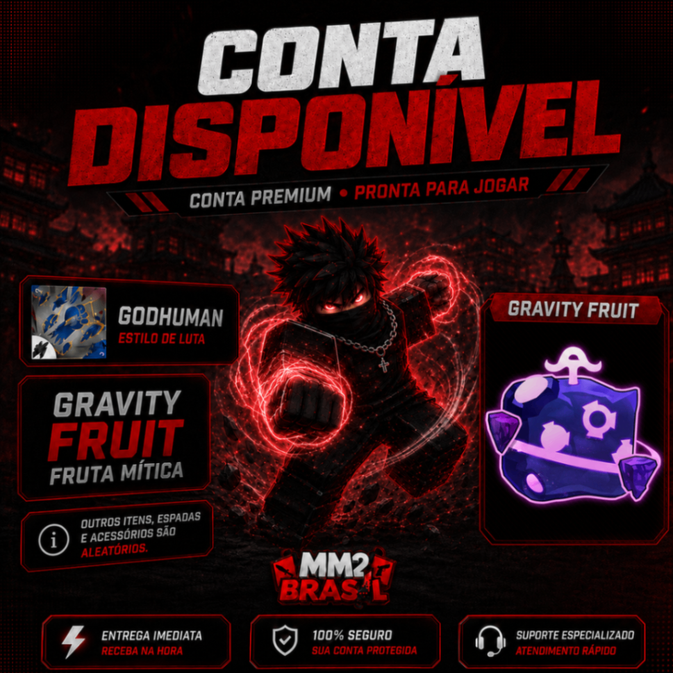 [🪐] - FRUTA GRAVITY + GH + 90% LV MAX